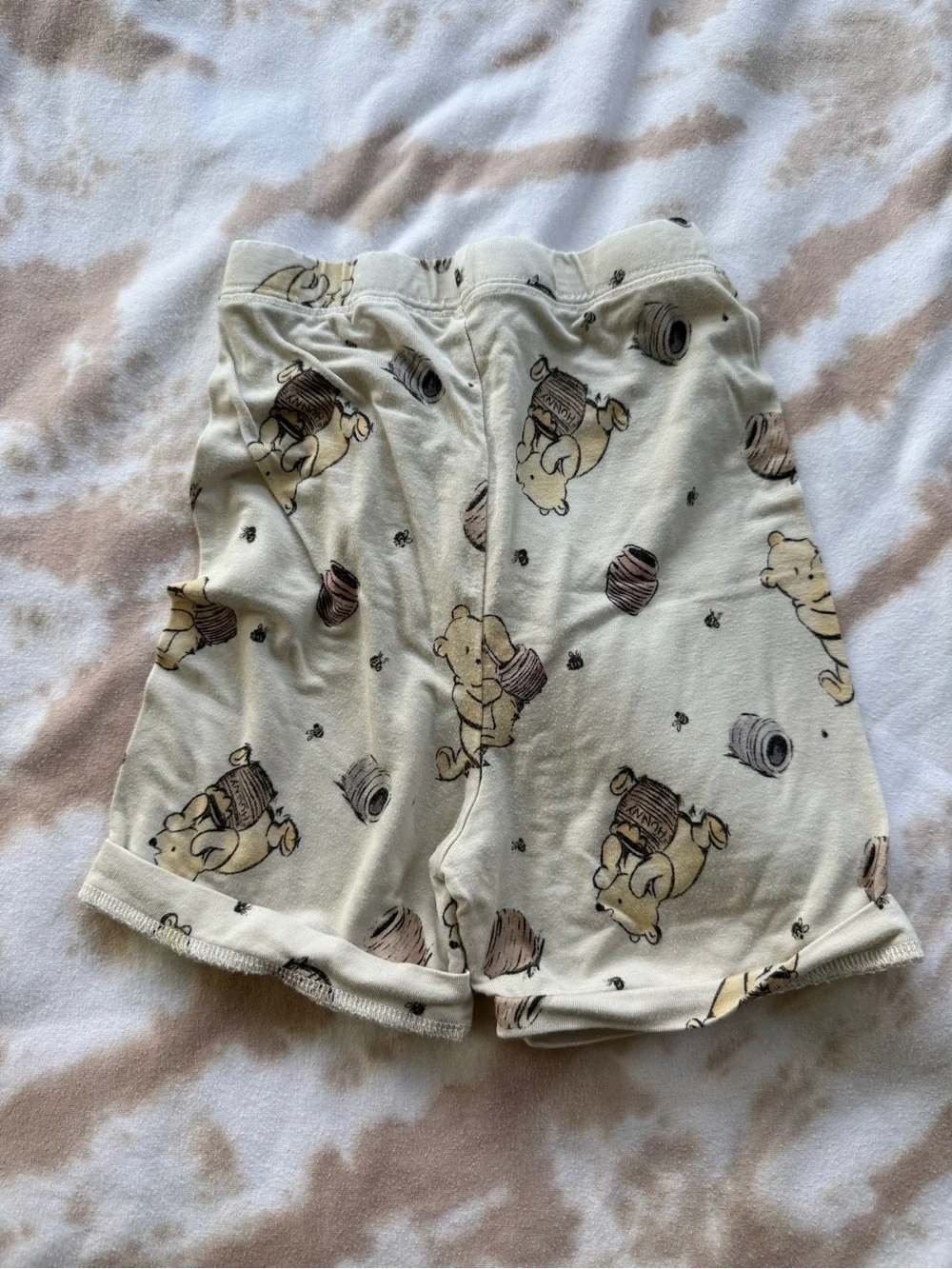 Little Snuggles 3T Pale Yellow Winnie-the-Pooh Print Pajama Set